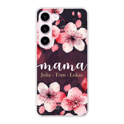 Blumenliebe - Personalisierte Handyhülle