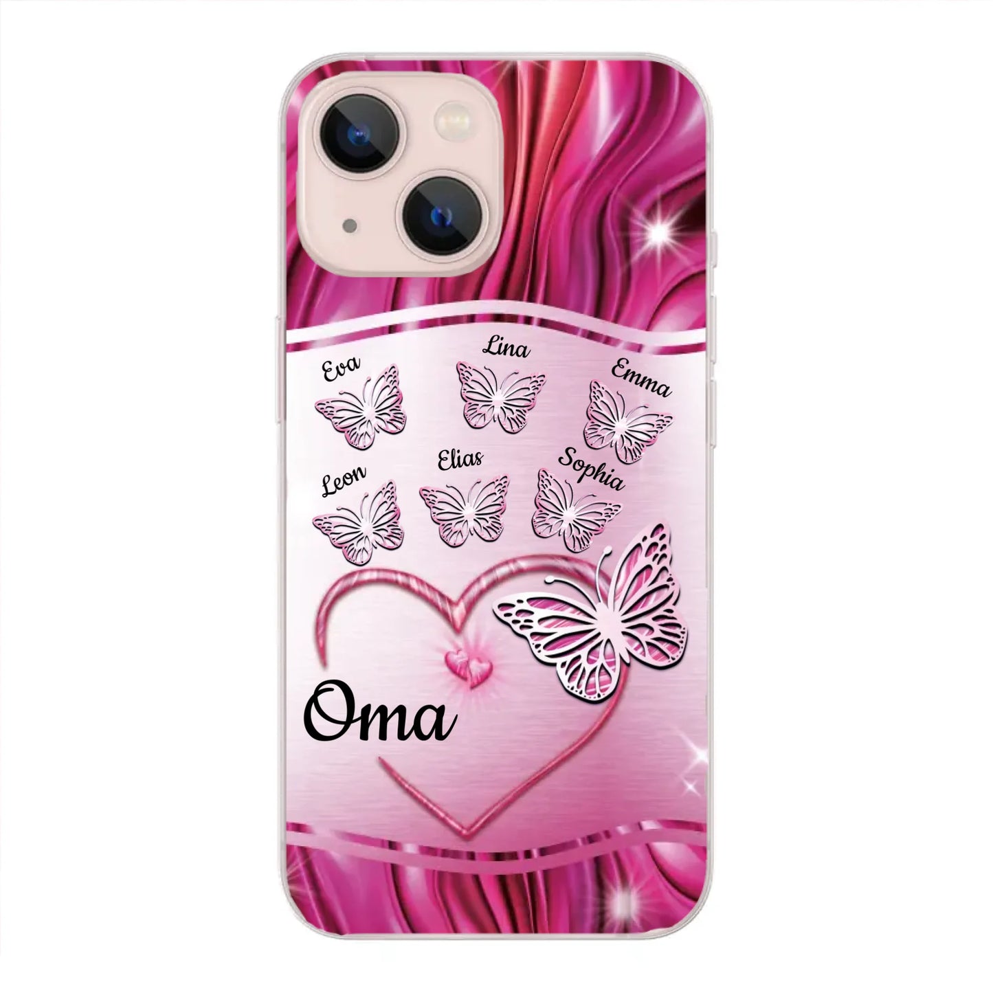 Schmetterlingszauber - Personalisierte Handyhülle