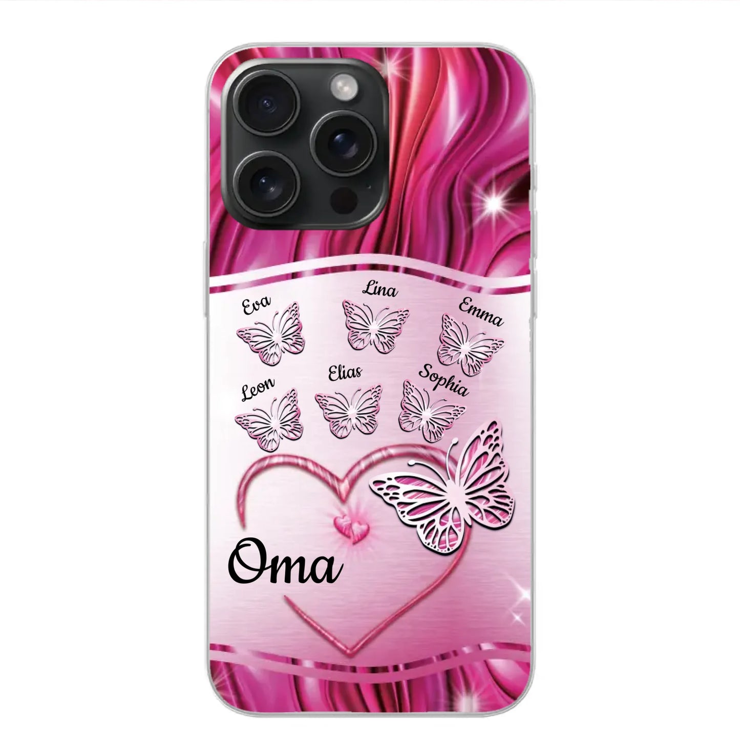 Schmetterlingszauber - Personalisierte Handyhülle