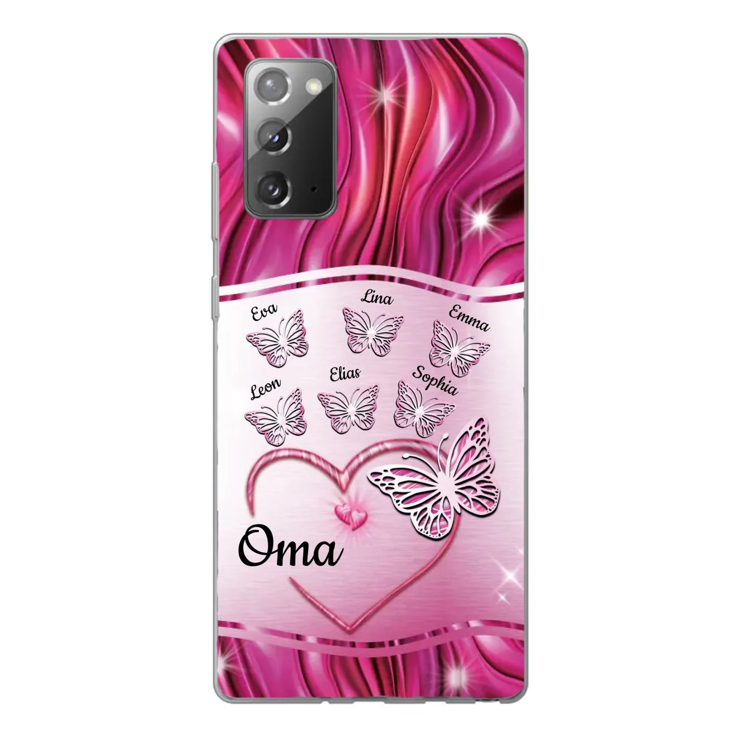Schmetterlingszauber - Personalisierte Handyhülle