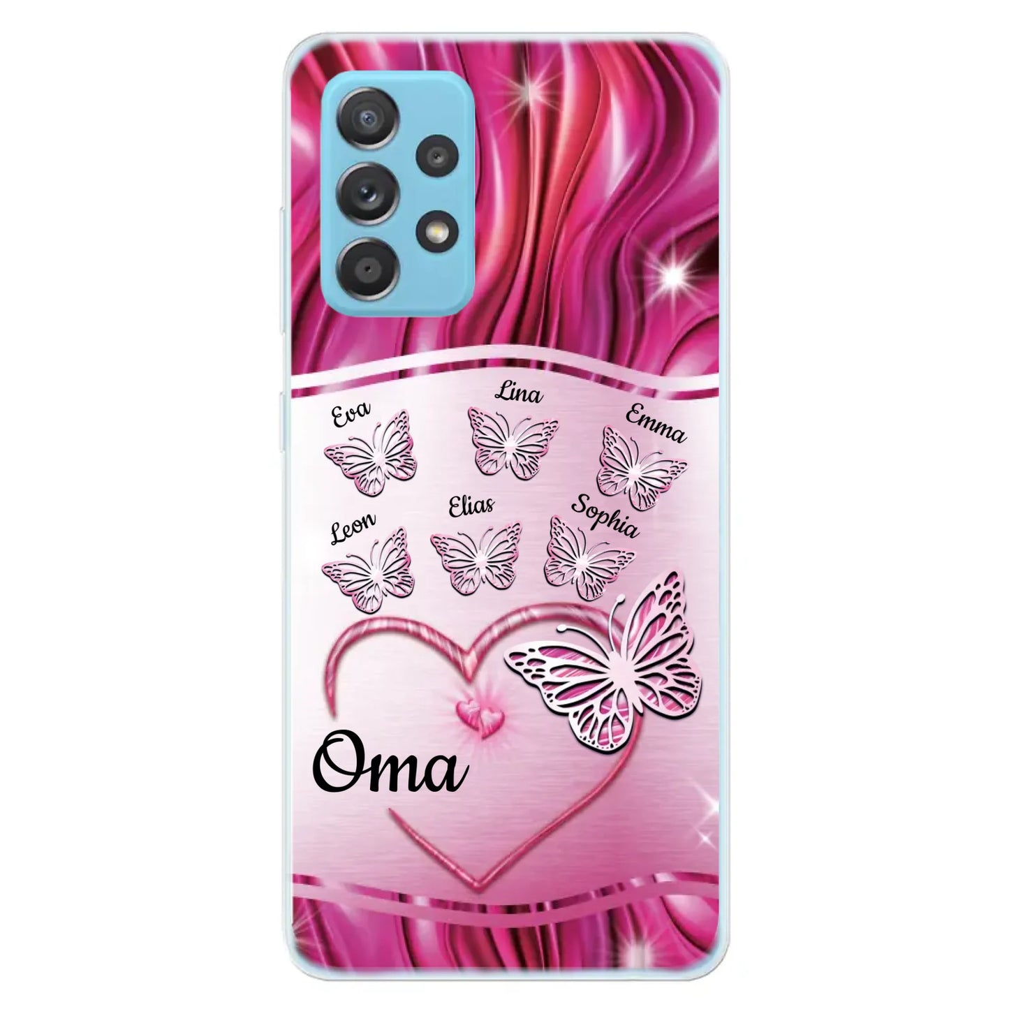 Schmetterlingszauber - Personalisierte Handyhülle