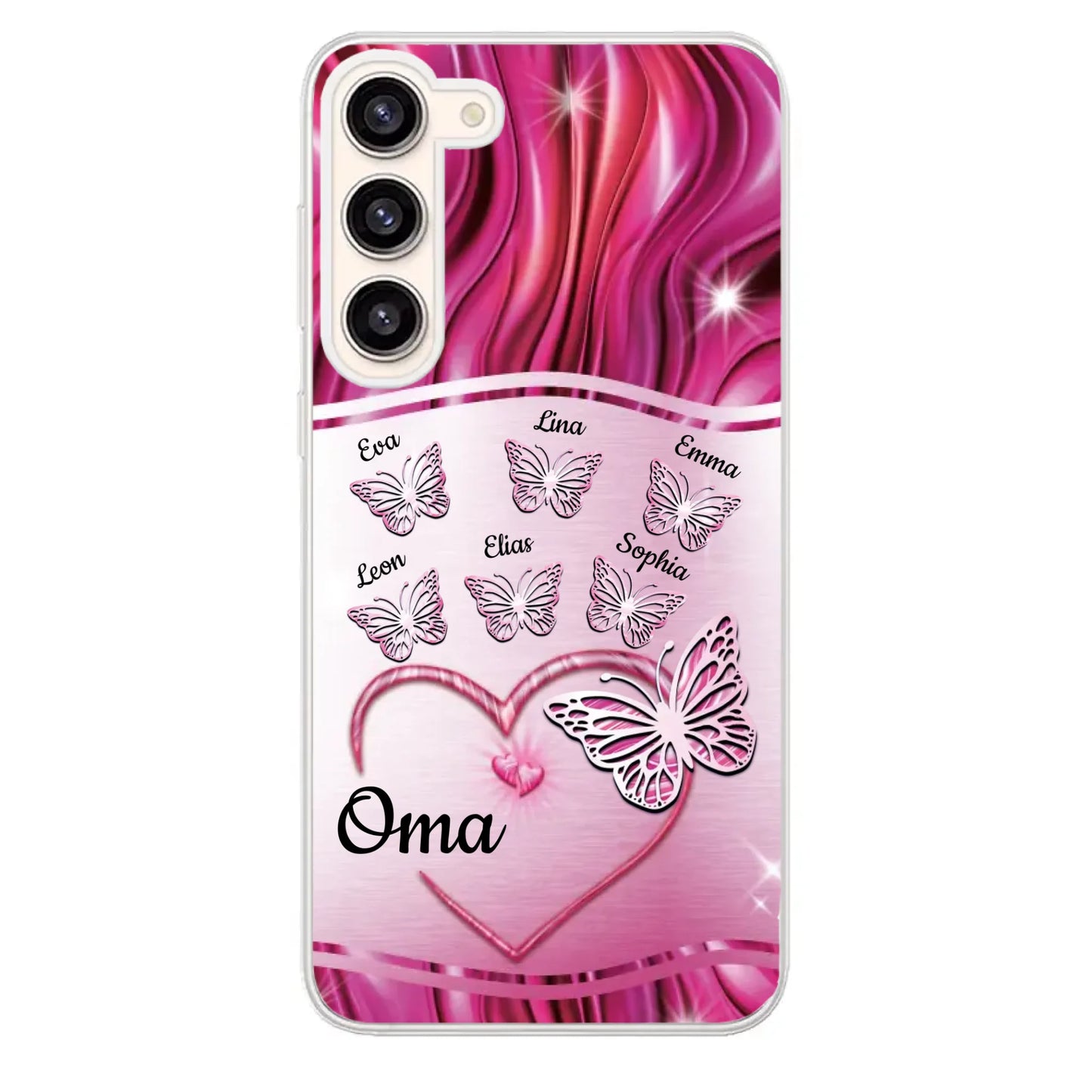 Schmetterlingszauber - Personalisierte Handyhülle