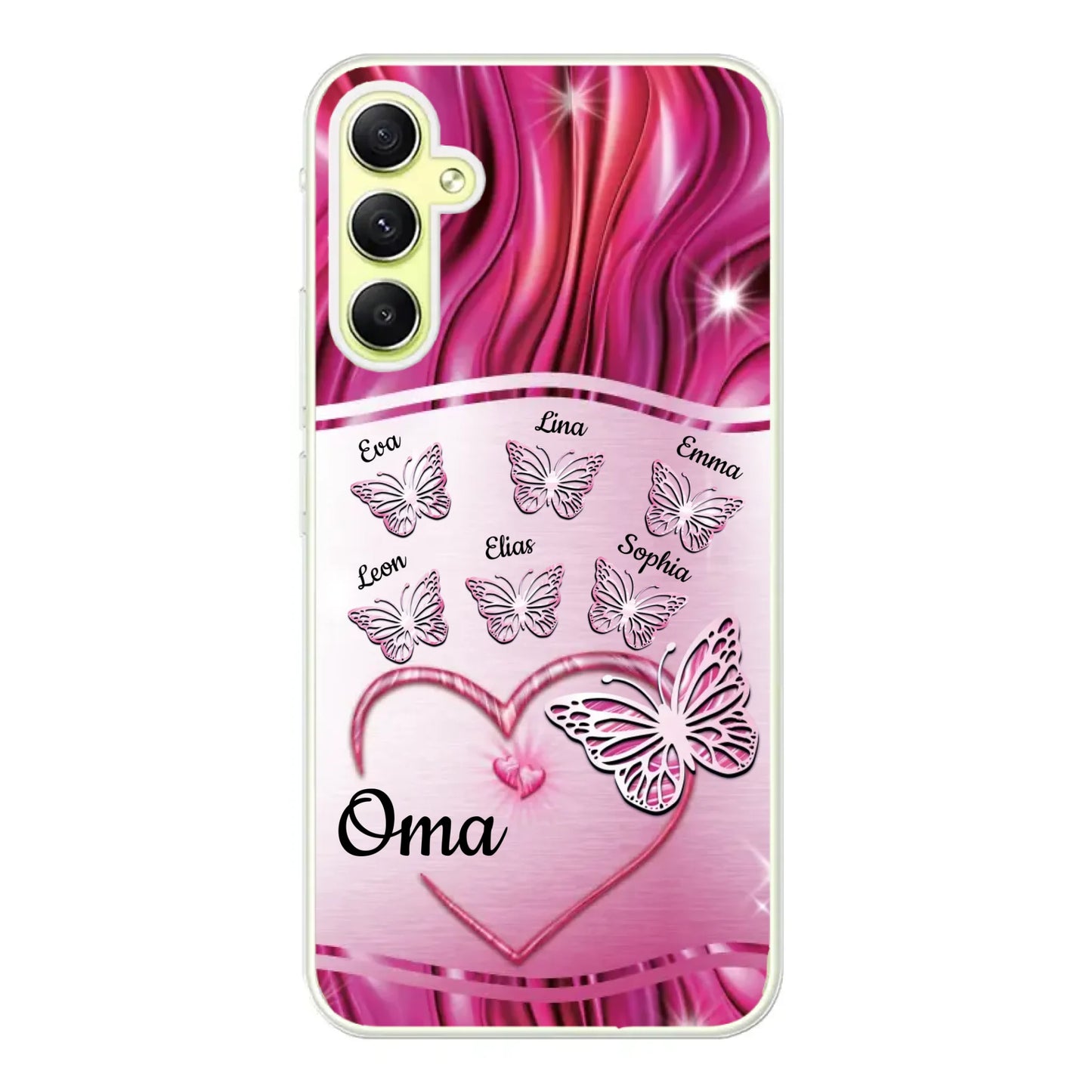 Schmetterlingszauber - Personalisierte Handyhülle