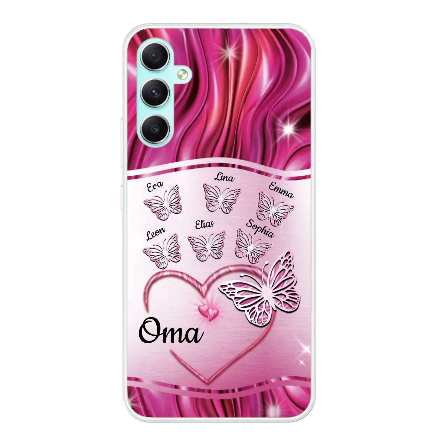 Schmetterlingszauber - Personalisierte Handyhülle
