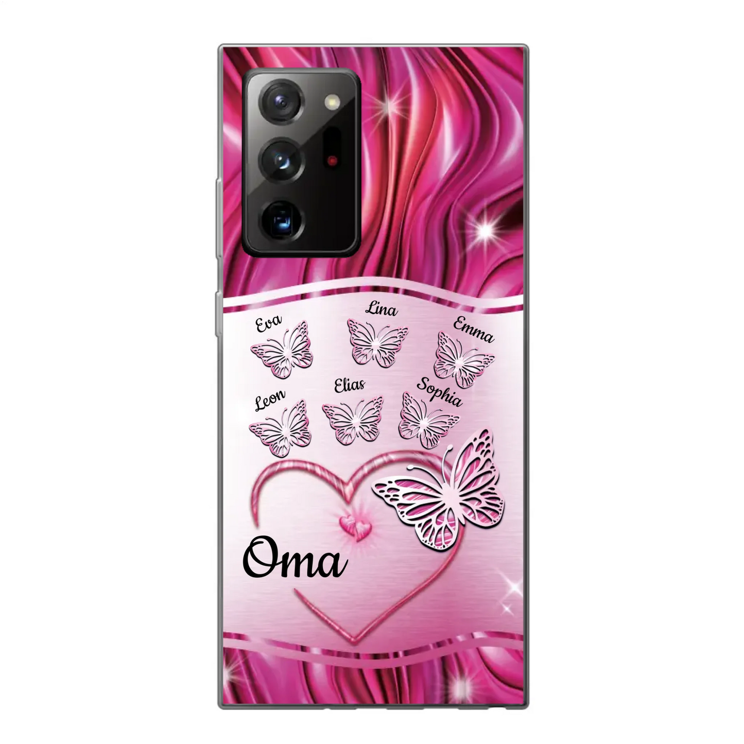 Schmetterlingszauber - Personalisierte Handyhülle