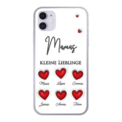 Kleine Lieblinge (Herzen) - Personalisierte Handyhülle