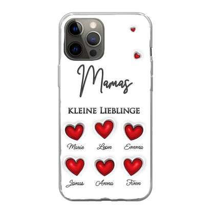 Kleine Lieblinge (Herzen) - Personalisierte Handyhülle