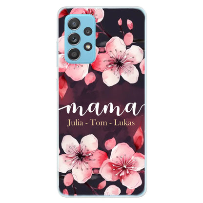Blumenliebe - Personalisierte Handyhülle