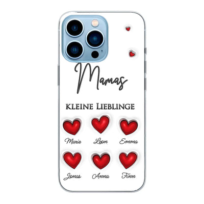 Kleine Lieblinge (Herzen) - Personalisierte Handyhülle