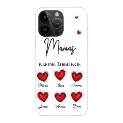 Kleine Lieblinge (Herzen) - Personalisierte Handyhülle
