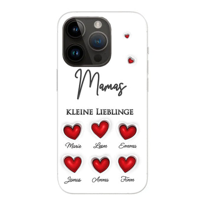 Kleine Lieblinge (Herzen) - Personalisierte Handyhülle