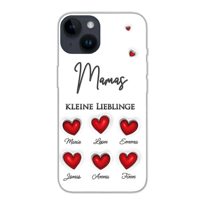 Kleine Lieblinge (Herzen) - Personalisierte Handyhülle