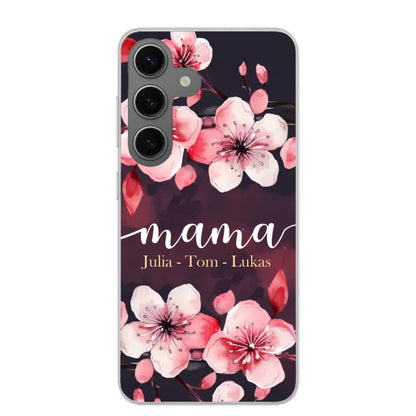 Blumenliebe - Personalisierte Handyhülle