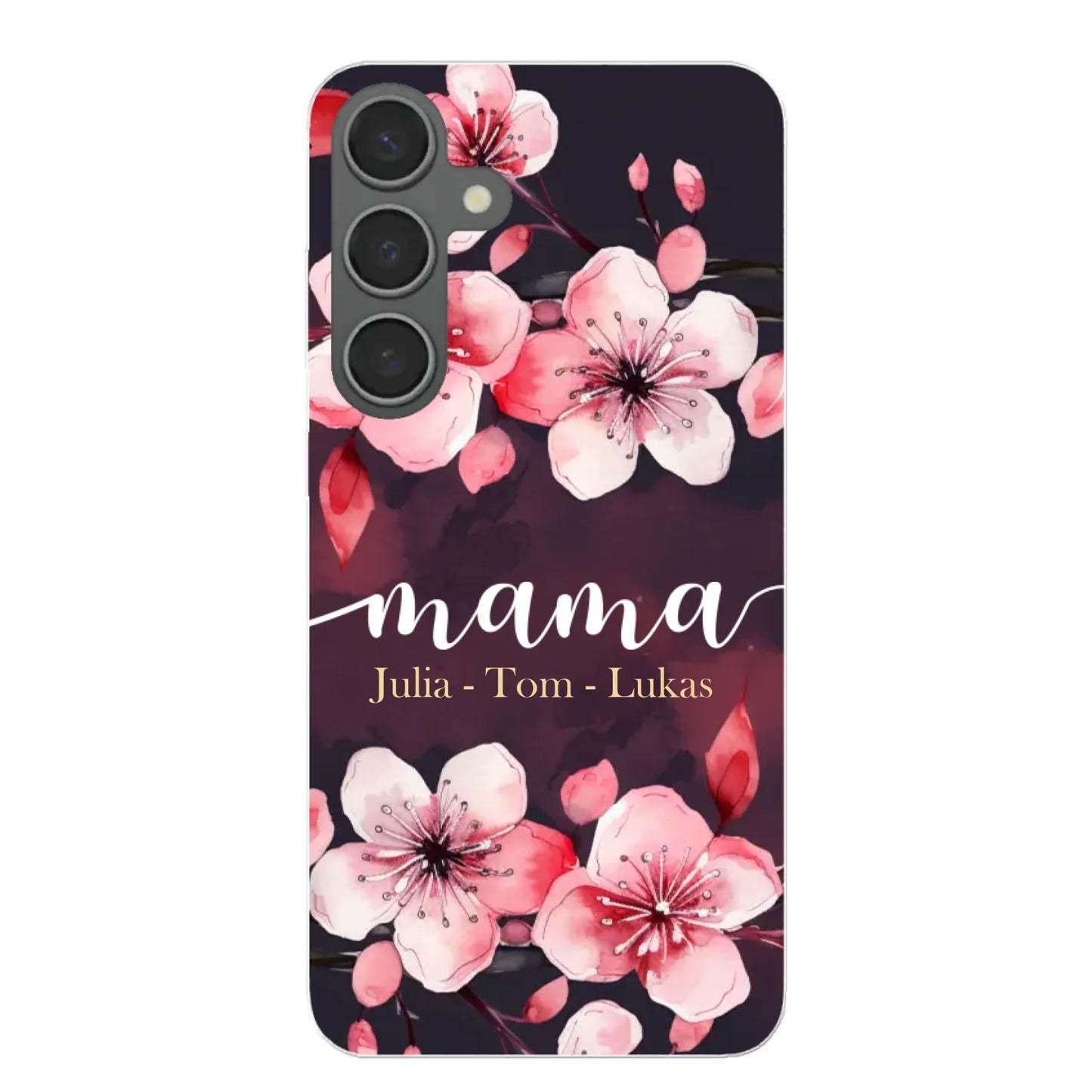 Blumenliebe - Personalisierte Handyhülle