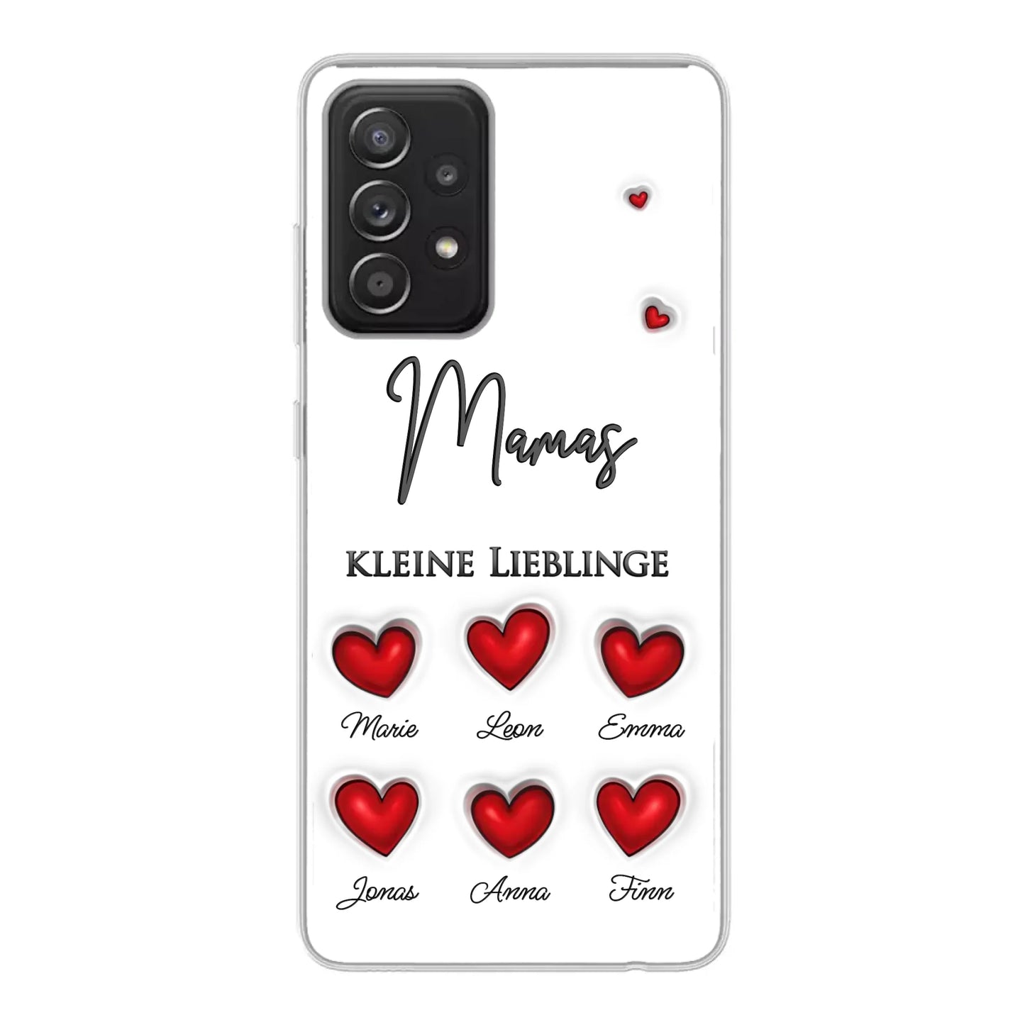 Kleine Lieblinge (Herzen) - Personalisierte Handyhülle