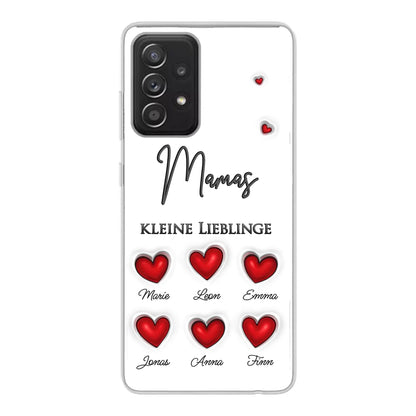 Kleine Lieblinge (Herzen) - Personalisierte Handyhülle