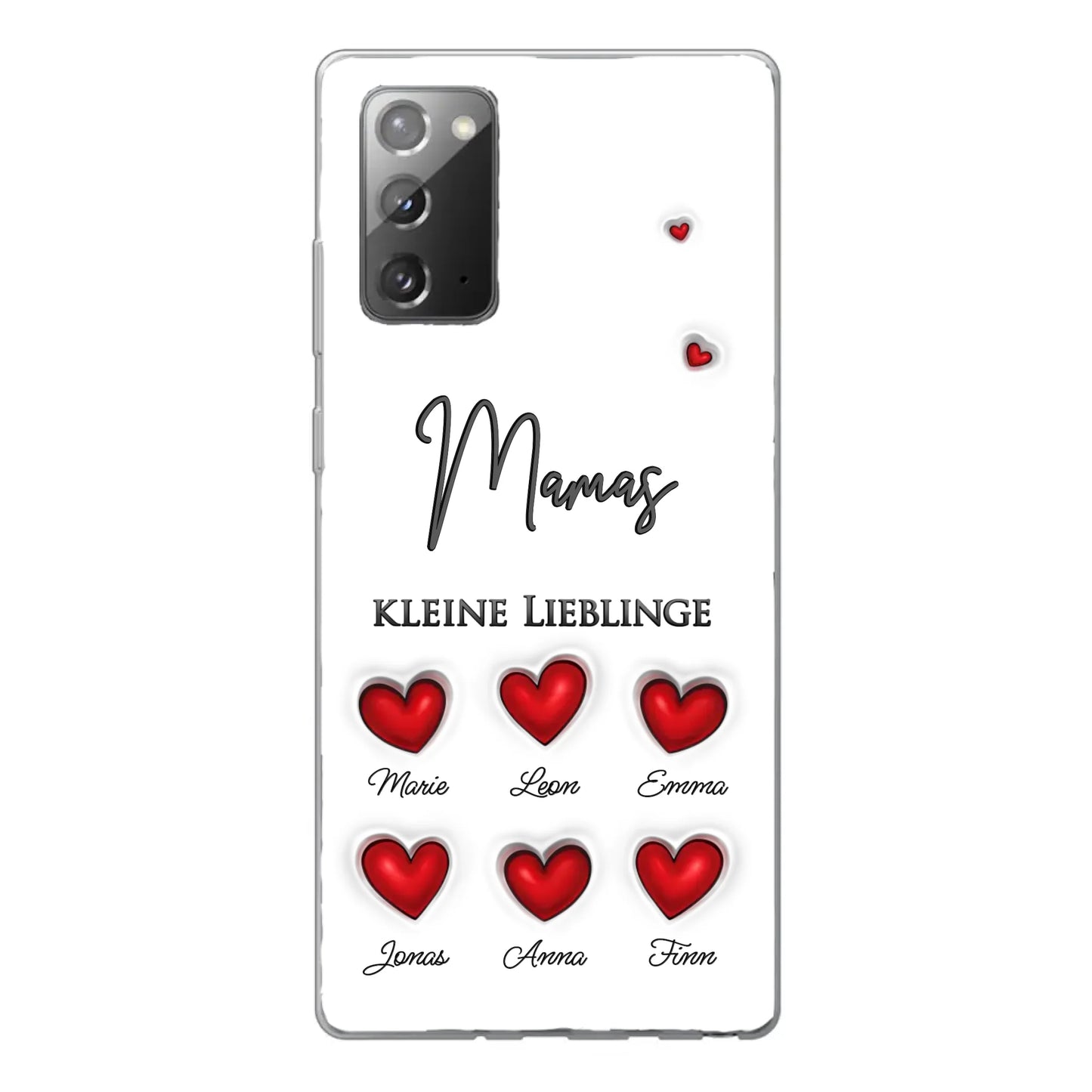 Kleine Lieblinge (Herzen) - Personalisierte Handyhülle