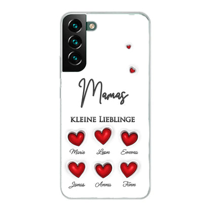 Kleine Lieblinge (Herzen) - Personalisierte Handyhülle