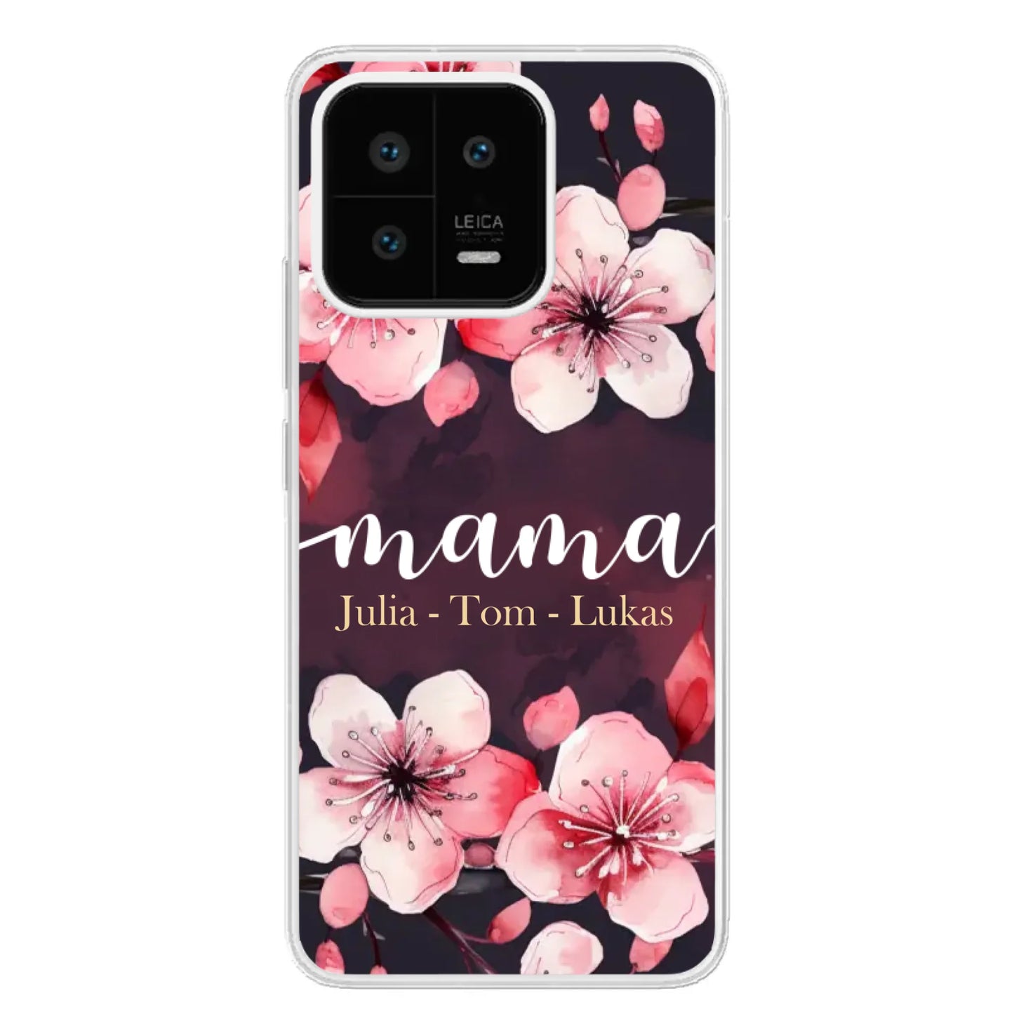 Blumenliebe - Personalisierte Handyhülle