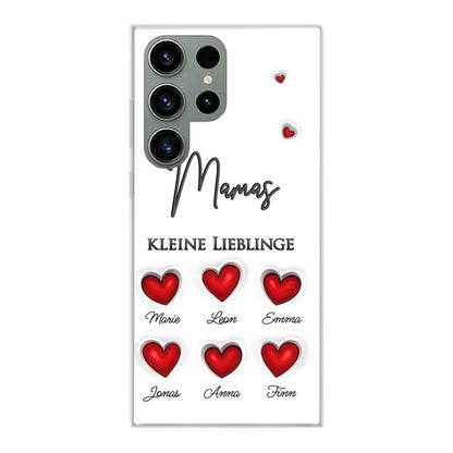 Kleine Lieblinge (Herzen) - Personalisierte Handyhülle