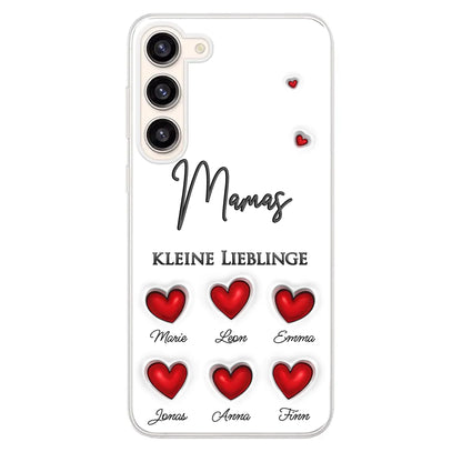 Kleine Lieblinge (Herzen) - Personalisierte Handyhülle