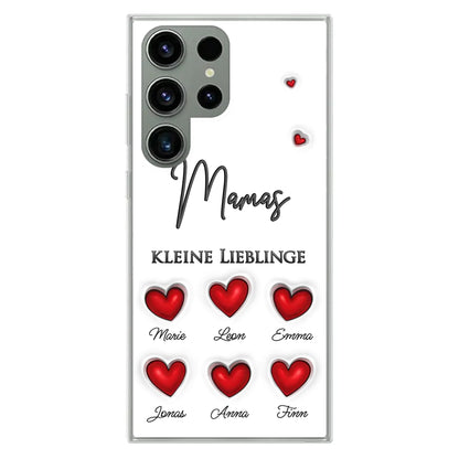 Kleine Lieblinge (Herzen) - Personalisierte Handyhülle