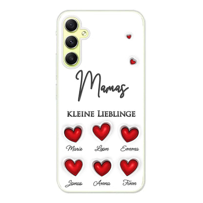 Kleine Lieblinge (Herzen) - Personalisierte Handyhülle