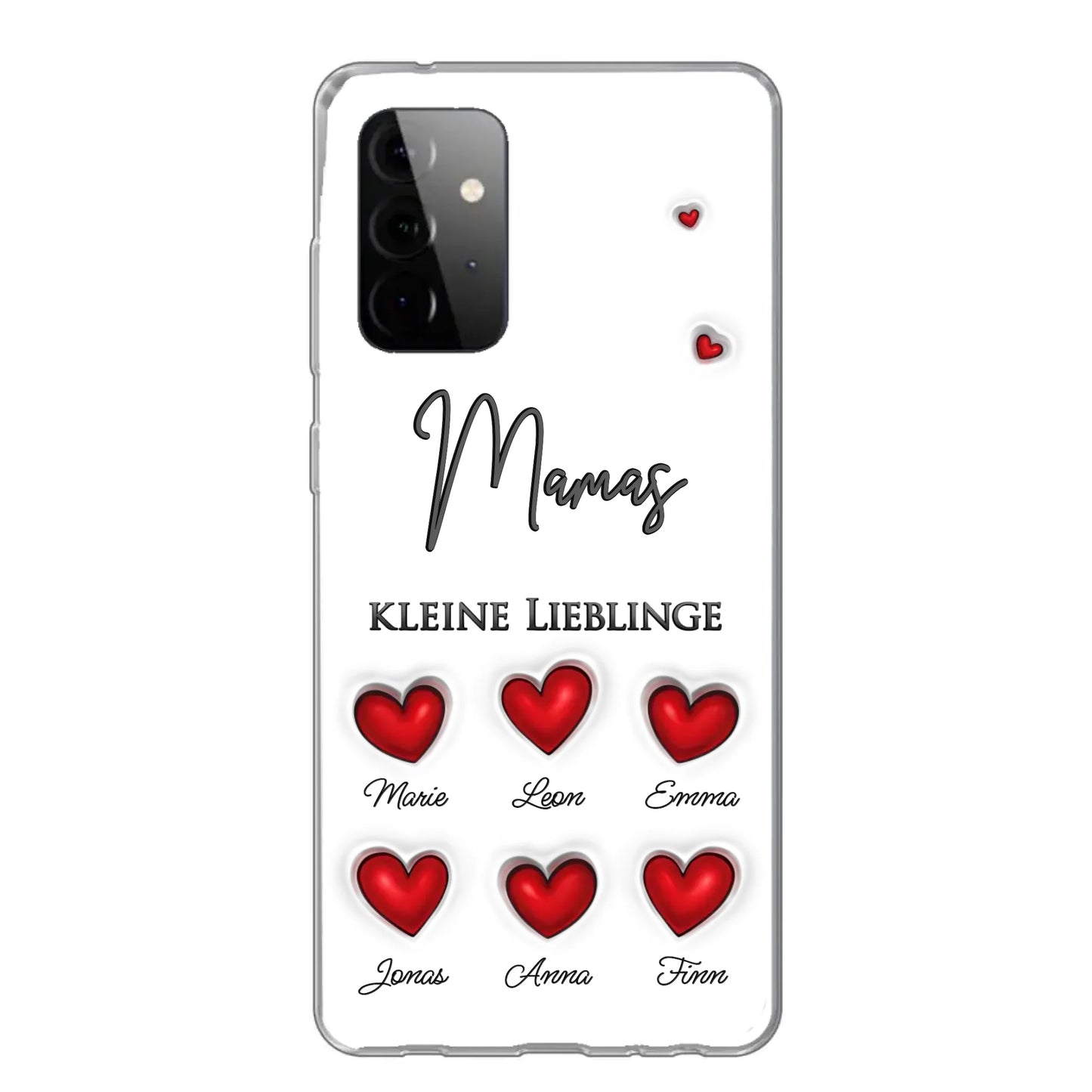 Kleine Lieblinge (Herzen) - Personalisierte Handyhülle