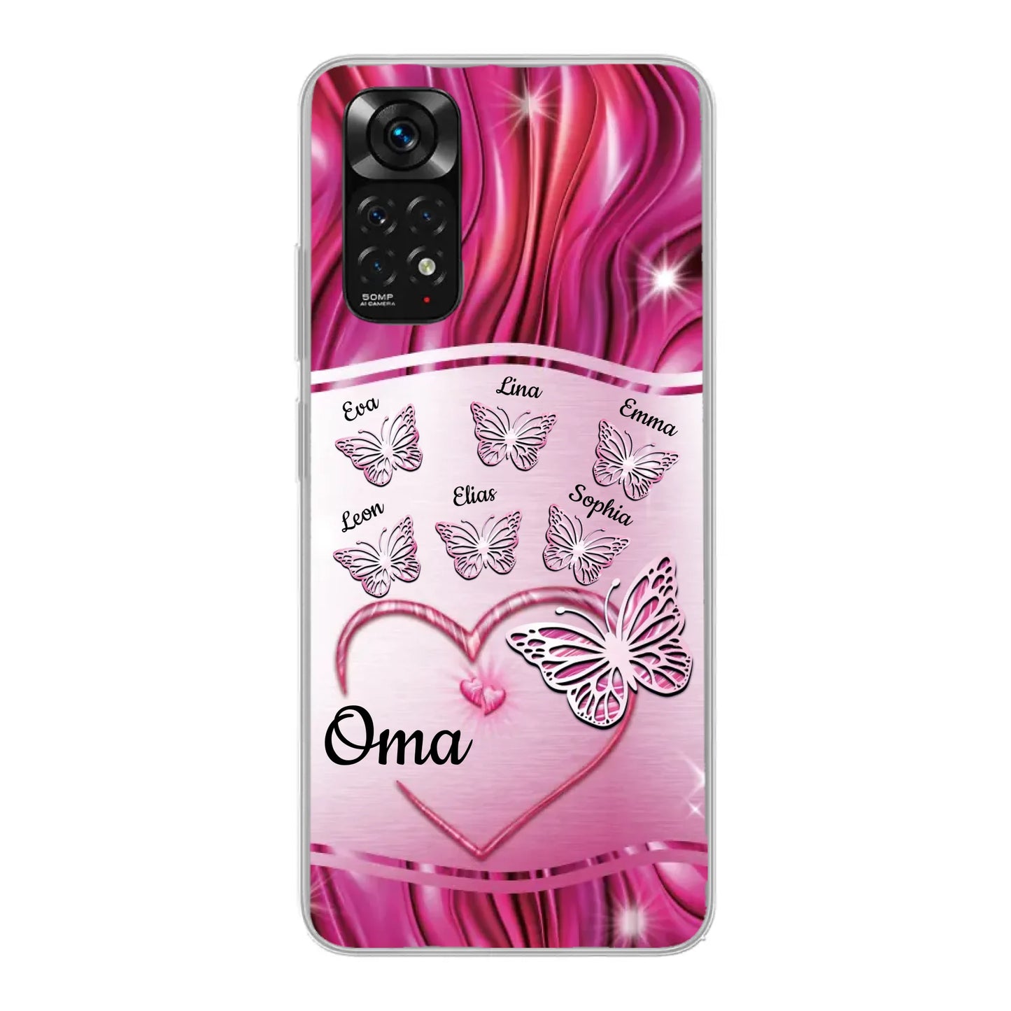 Schmetterlingszauber - Personalisierte Handyhülle