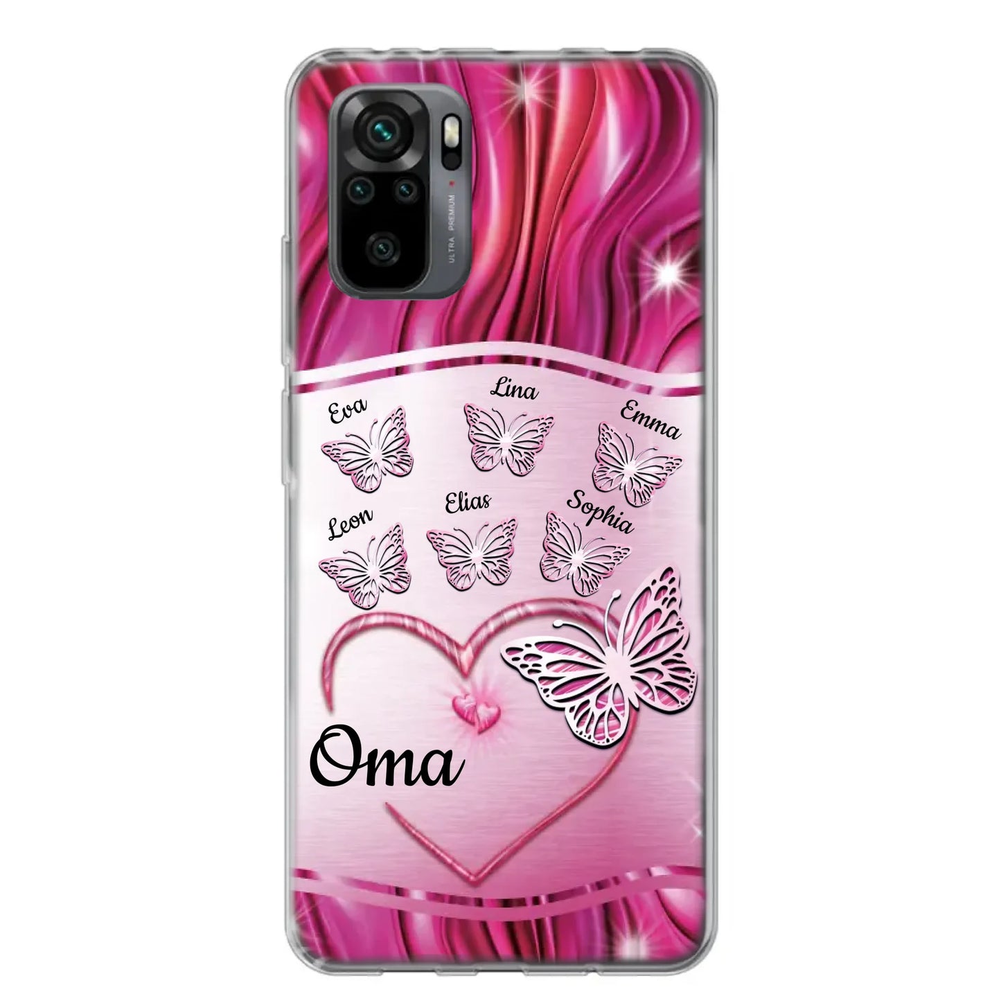 Schmetterlingszauber - Personalisierte Handyhülle