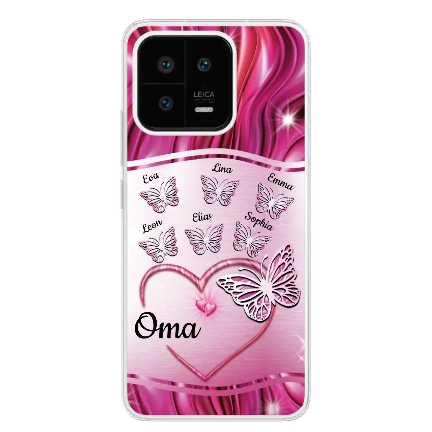 Schmetterlingszauber - Personalisierte Handyhülle