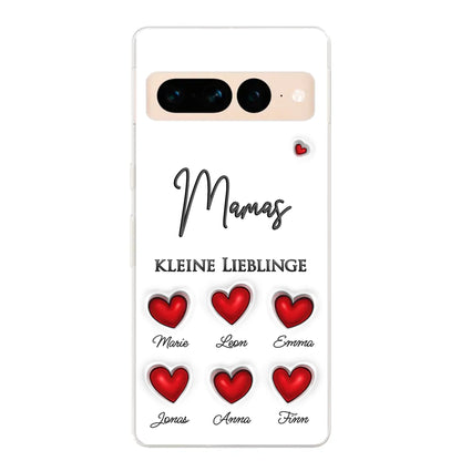 Kleine Lieblinge (Herzen) - Personalisierte Handyhülle