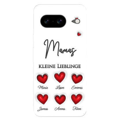 Kleine Lieblinge (Herzen) - Personalisierte Handyhülle