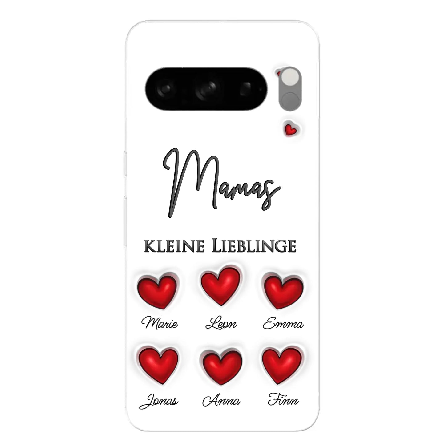 Kleine Lieblinge (Herzen) - Personalisierte Handyhülle