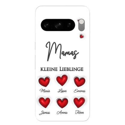 Kleine Lieblinge (Herzen) - Personalisierte Handyhülle