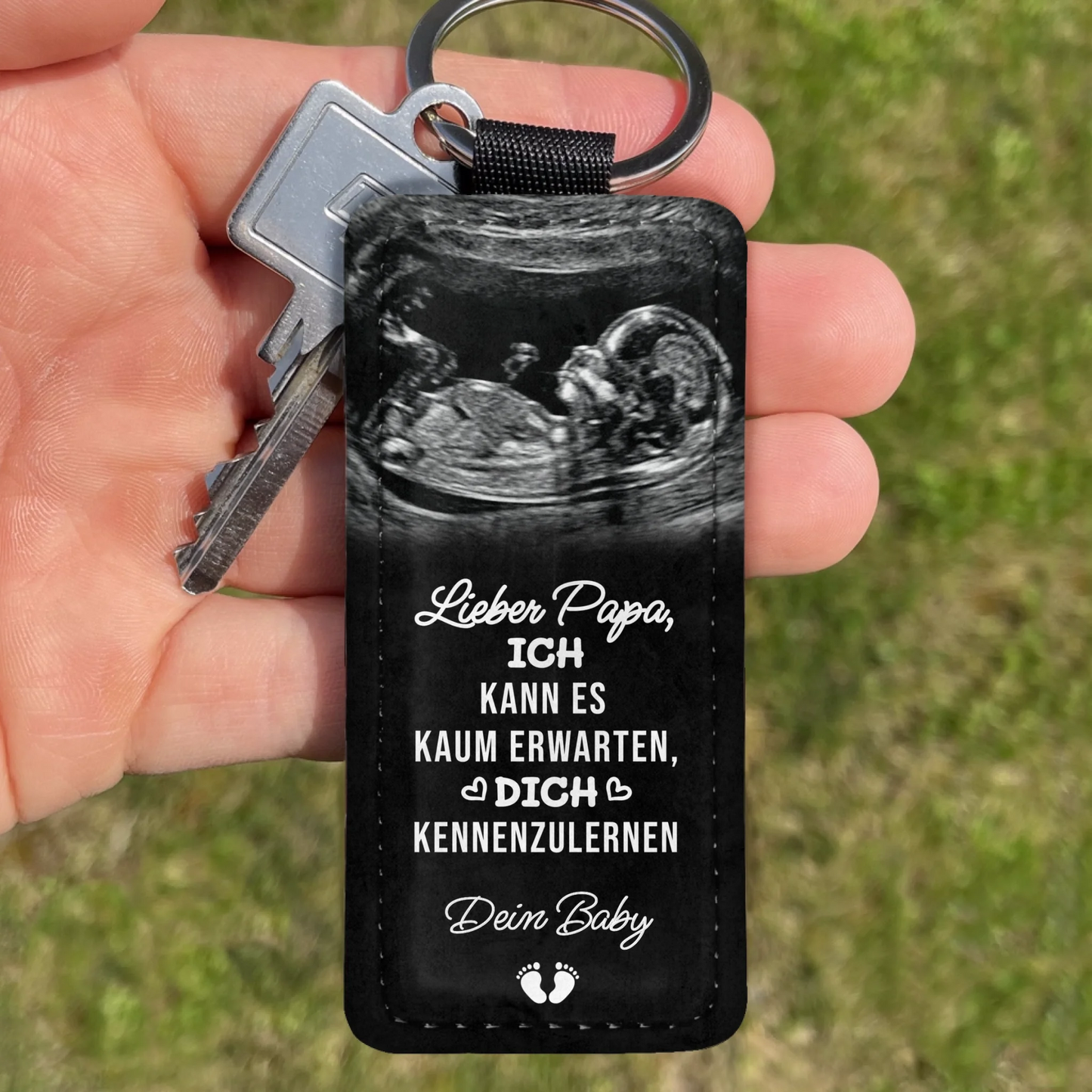 Ultraschall - Personalisierter Schlüsselanhänger