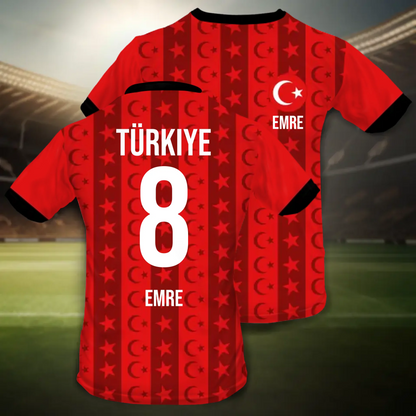 Türkei-Trikot - Personalisiertes T-Shirt