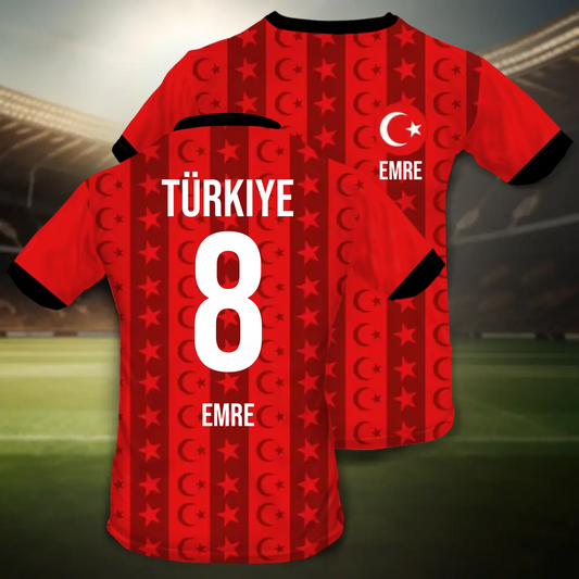 Türkei-Trikot - Personalisiertes T-Shirt