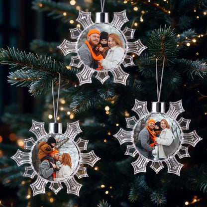 3x bundle store bauble  snowflake 57x57mm Printeers