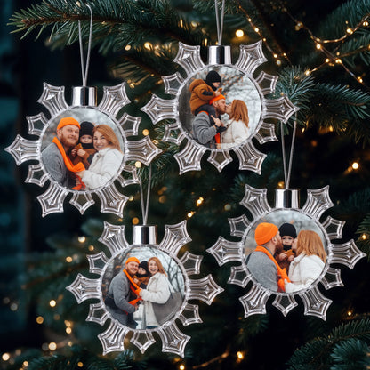4x bundle store bauble  snowflake 57x57mm Printeers