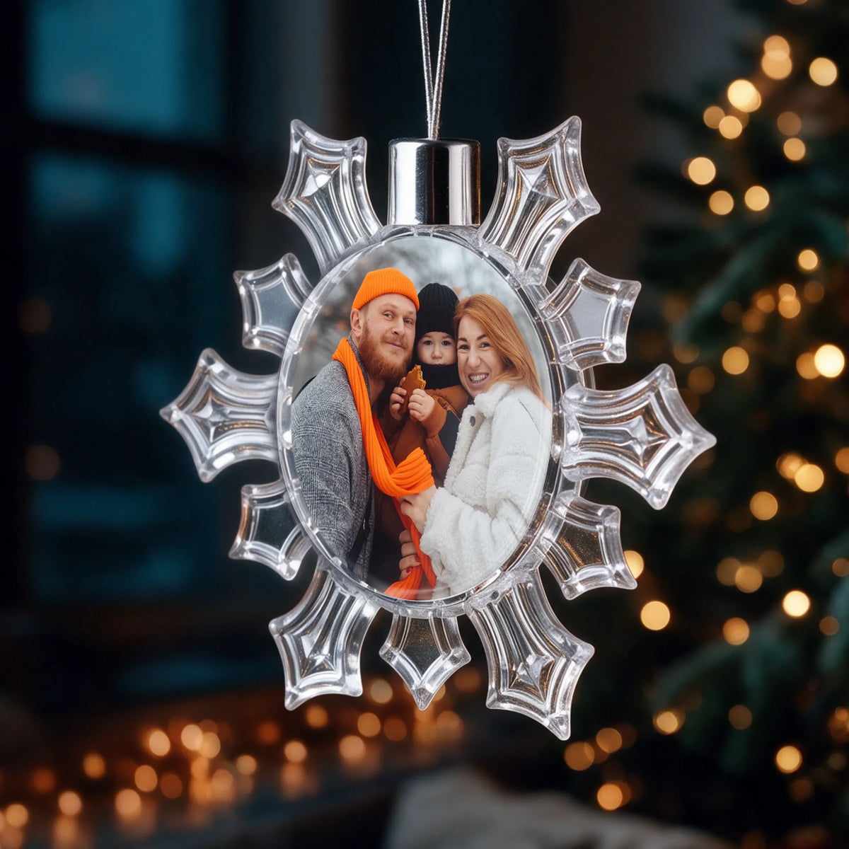 side view store bauble  snowflake 57x57mm Printeers