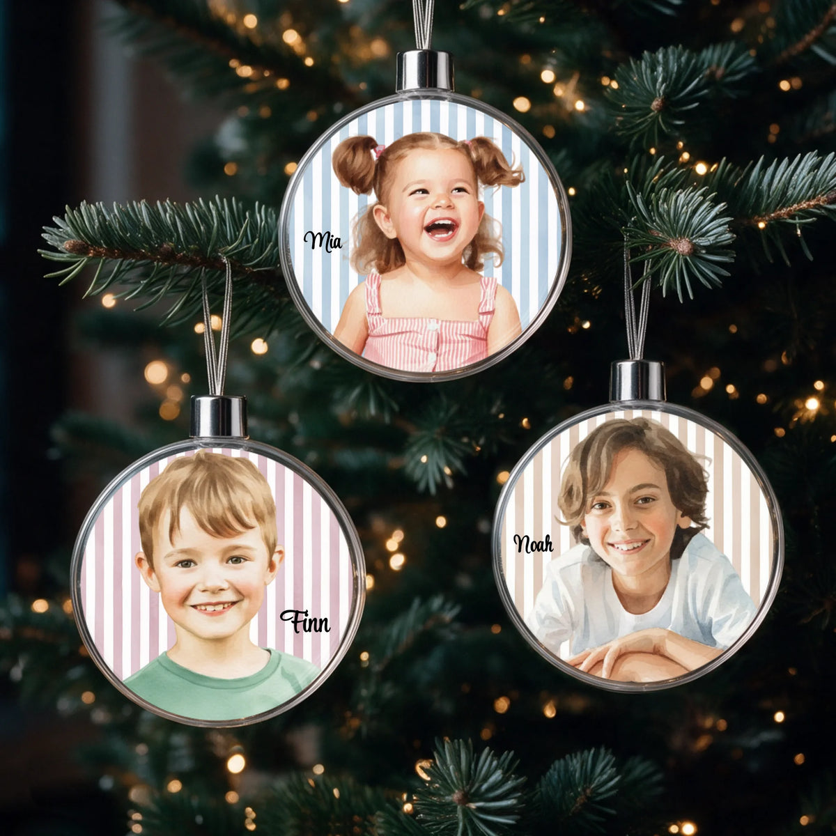 3x bundle store guidelines bauble round 74x74mm Printeers