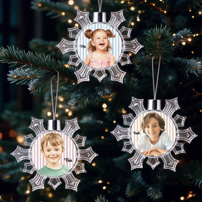 3x bundle store bauble  snowflake 57x57mm Printeers