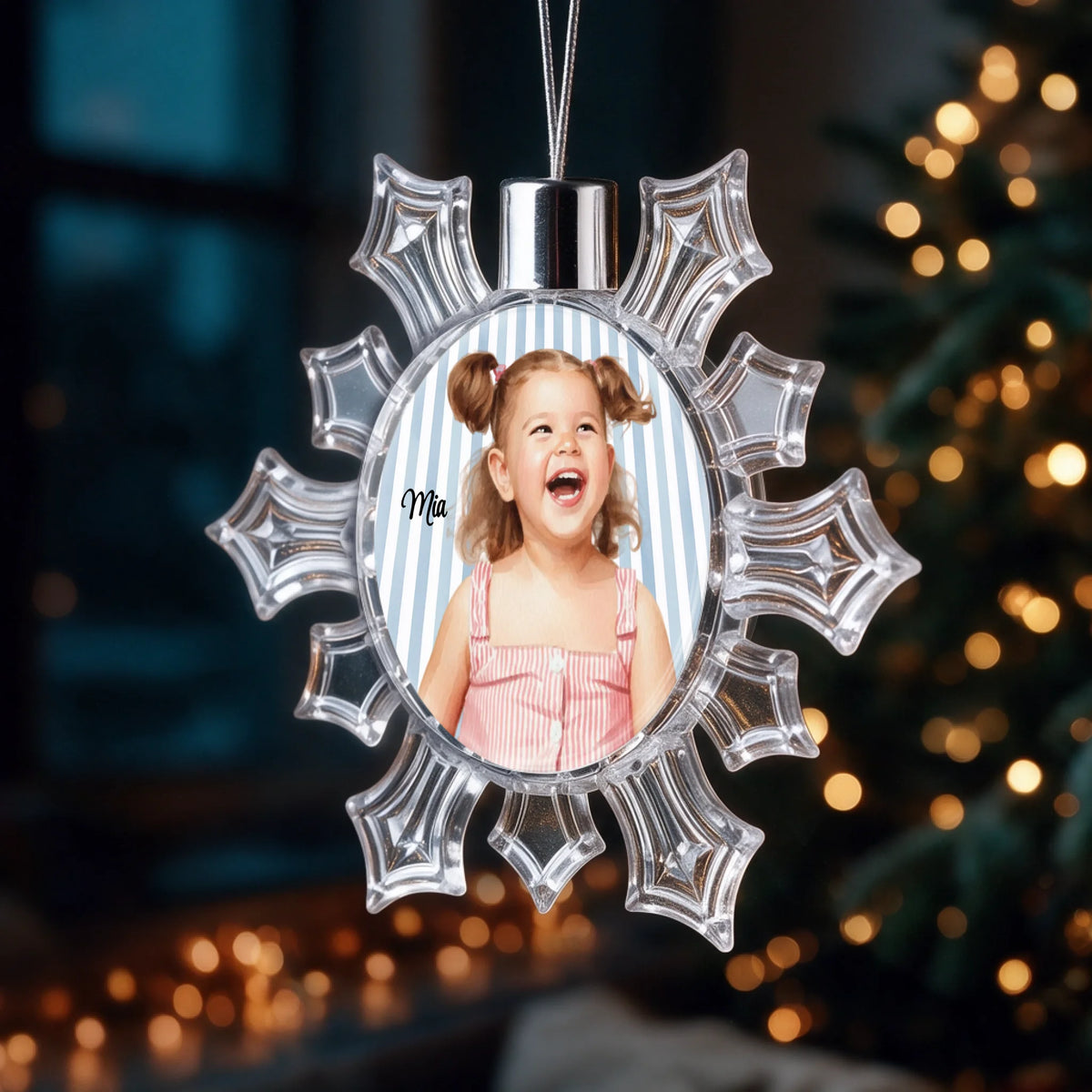 side view store bauble  snowflake 57x57mm Printeers