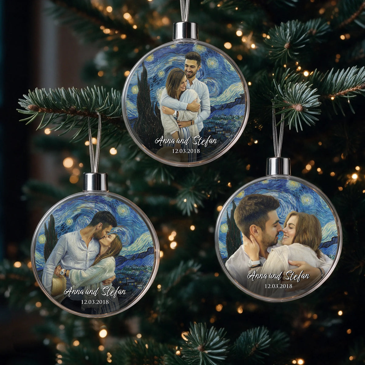 3x bundle store guidelines bauble round 74x74mm Printeers