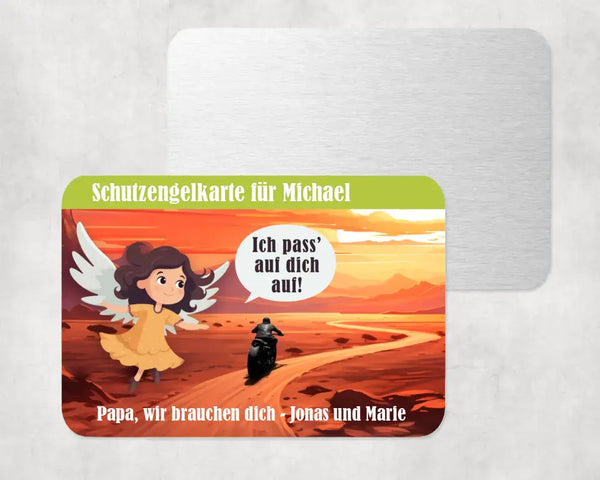 Schutzengel - Personalisierte Brieftaschenkarte